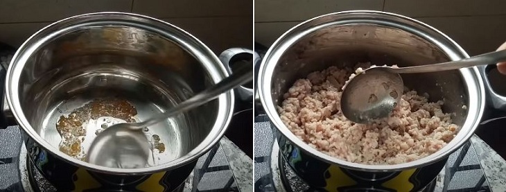 Bước 2 Xào thịt Nước sốt đa năng