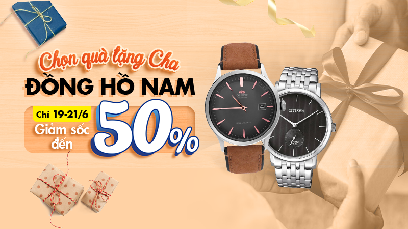 Đồng hồ nam giảm sốc