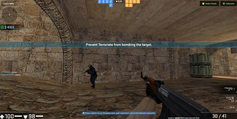 play counter strike 1.6 online