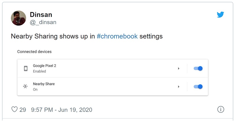 Liệu tính năng chia sẻ tệp nhanh của Google có thể 'đạp đỗ' được Airdrop?