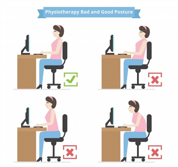 Tư thế ngồi đúng