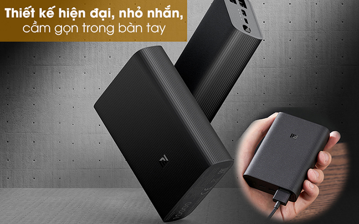 Sạc dự phòng Xiaomi sở hữu thiết kế đa dạng, trẻ trung