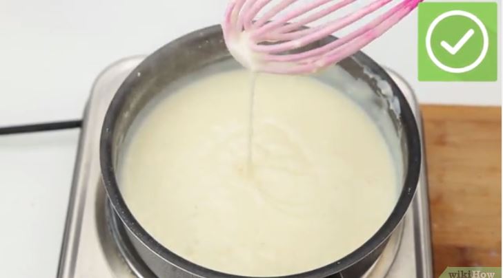 Bước 3 Hoàn tất sốt Bechamel Sốt Bechamel