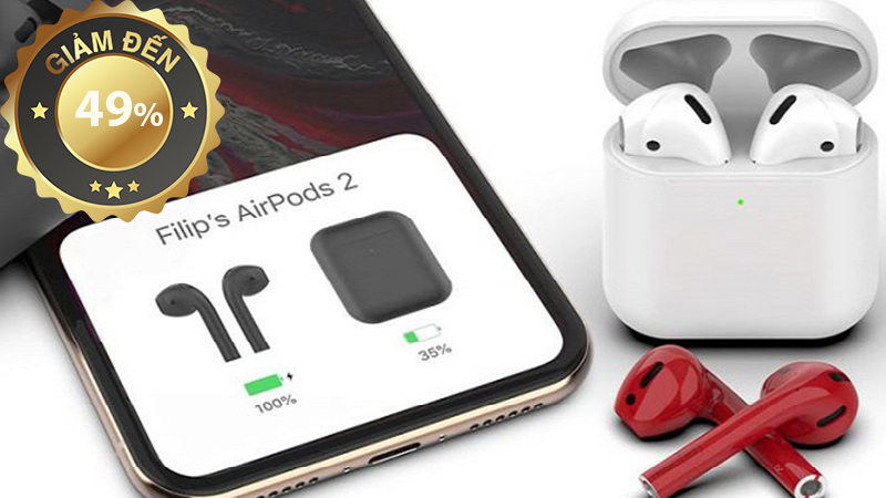 Tai nghe AirPods 2 sạc không dây Apple MRXJ2 Tai nghe AirPods 2 sạc không dây Apple MRXJ2