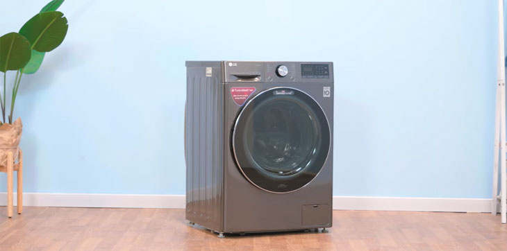 Vì sao nên chọn mua máy giặt lồng ngang LG cho gia đình? > Máy giặt sấy LG Inverter 10.5 kg FV1450H2B tích hợp công nghệ giặt nước nóng loại bỏ vết bẩn cứng đầu