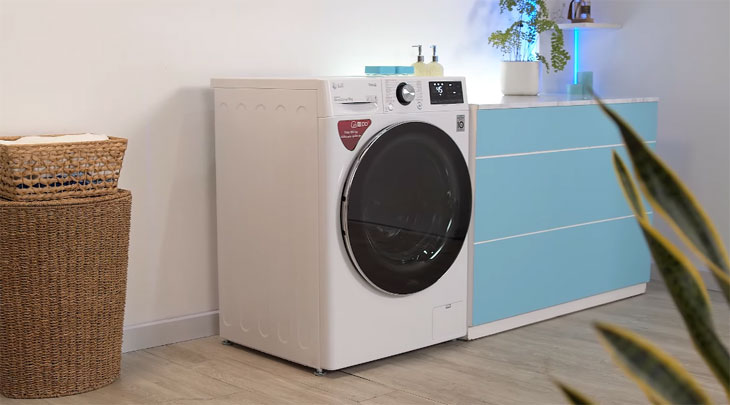Vì sao nên chọn mua máy giặt lồng ngang LG cho gia đình? > Máy giặt LG Inverter 9 kg FV1409S2V tích hợp công nghệ dẫn động trực tiếp Intello DD