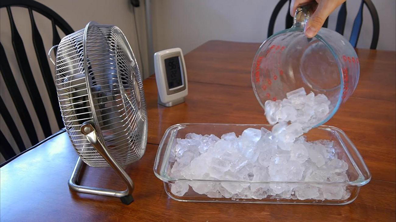 Use a steam fan