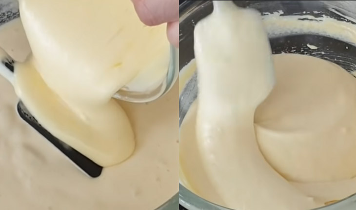 Bước 2 Trộn hỗn hợp bột Bánh kem trái cây