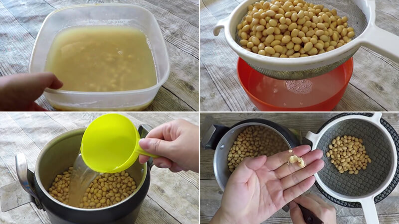 How to make Natto – fermented soybeans at home simple, no straw needed