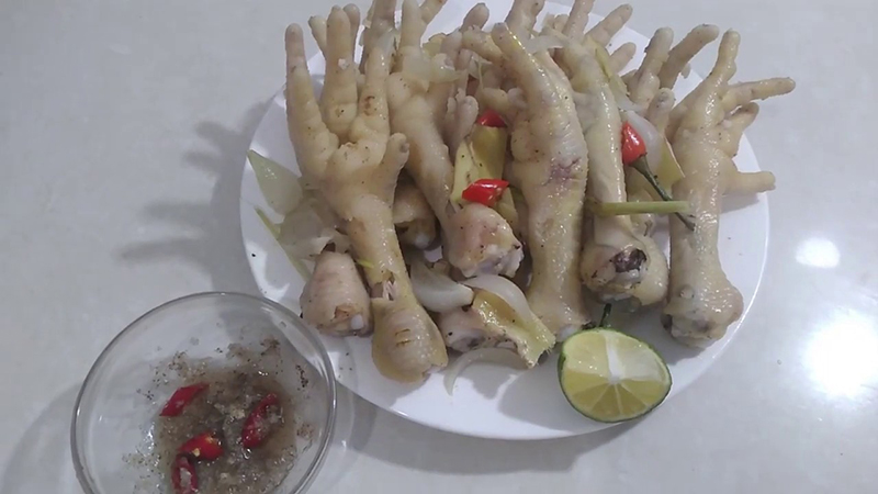 How to make steamed chicken feet with lemongrass and chili is super attractive, everyone will be addicted to it