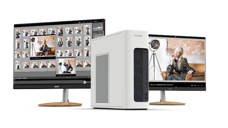 ConceptD 100 Desktop có thiết kế tản nhiệt rất tốt