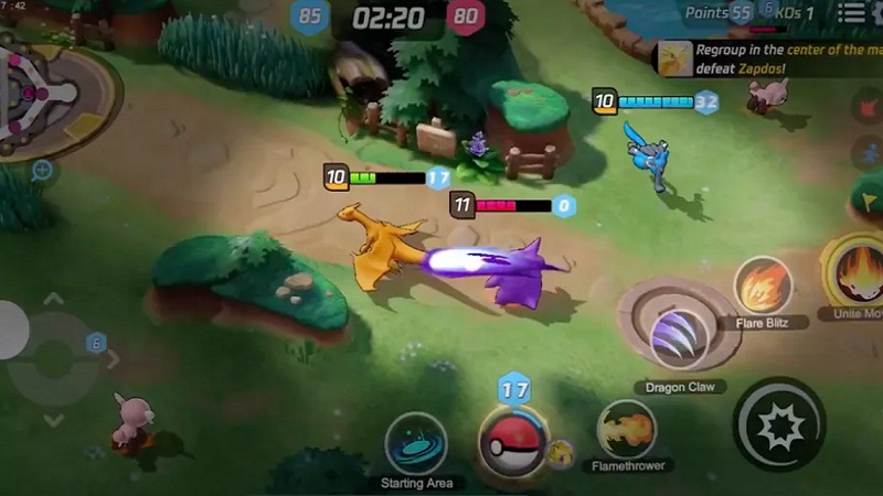 Tựa Game Moba Pokémon Unite Chính Thức Hé Lộ Những Hình Ảnh Đầu Tiên