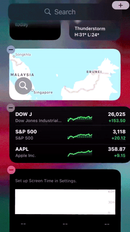 Widgets trên iOS 14