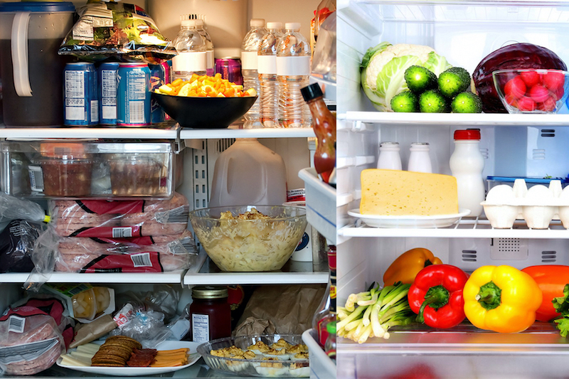 Việc sắp xếp lại thực phẩm trong ngăn mát một cách khoa học sẽ làm tăng khả năng làm lạnh của tủ
