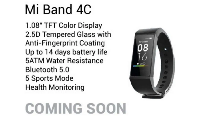 Mi Band 4C