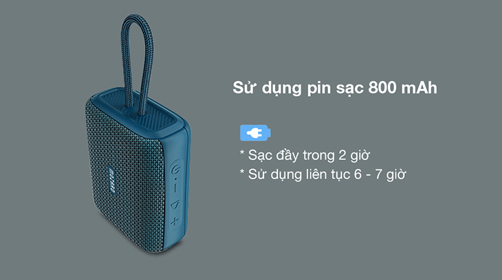 Loa Mozard có dung lượng pin lớn