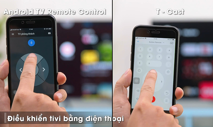 Điều khiển tivi bằng điện thoại thông qua T-Cast và Android Tivi Control