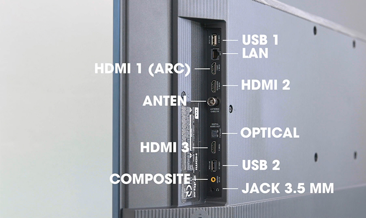 Đa dạng cổng kết nối hỗ trợ