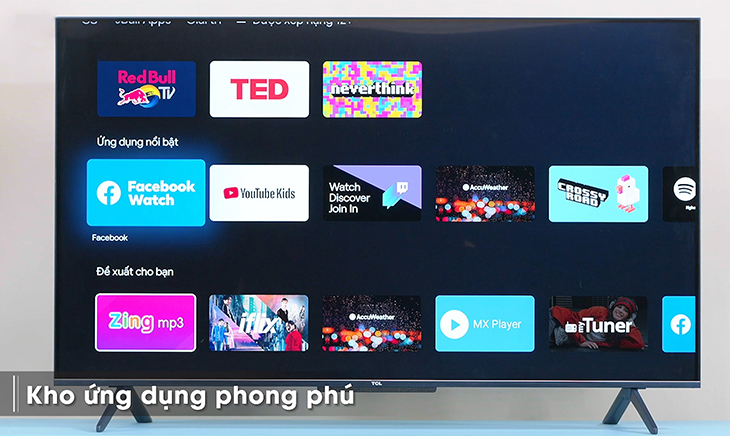 Kho ứng dụng phong phú