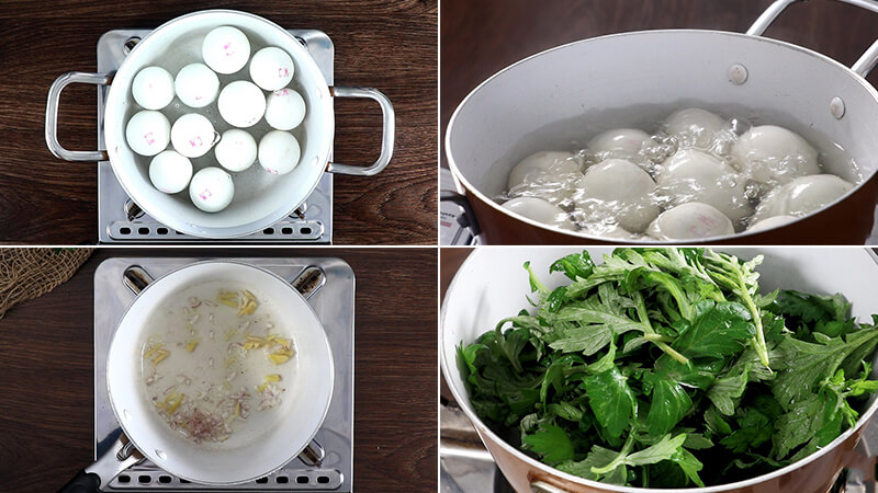 How to make duck eggs stewed with wormwood to help gain weight for longtime skinny people