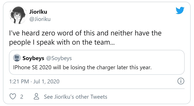 iPhone SE 2020 sẽ không được tặng kèm tai nghe và bộ sạc iPhone SE 2020 sẽ không được tặng kèm tai nghe và bộ sạc