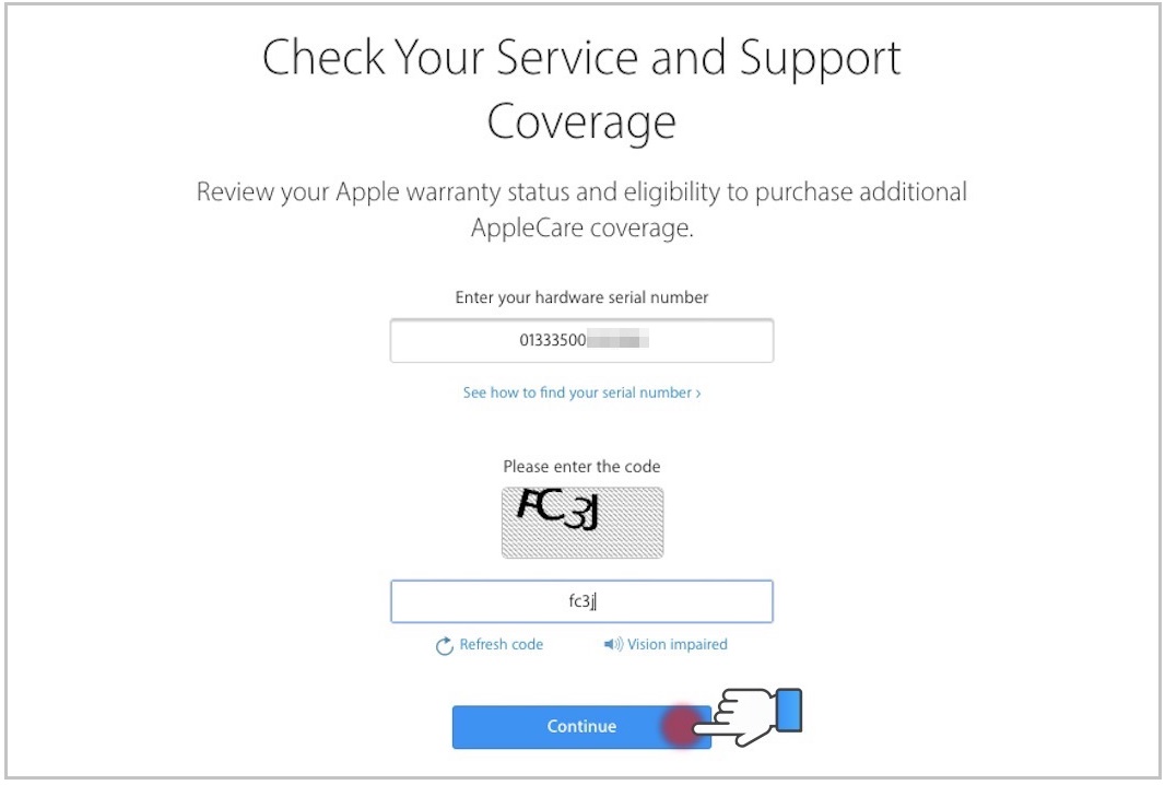 Truy cập vào trang kiểm tra dịch vụ và hỗ trợ của Apple