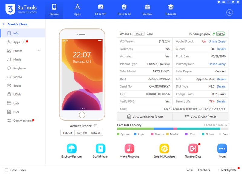 Cach-ha-cap-ios-khong-mat-du-lieu-bang-3uTools Cách hạ cấp iOS 14 Beta xuống iOS 13 siêu dễ bằng 3uTools không mất dữ liệu