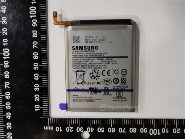 Chứng nhận an toàn tại Hàn Quốc xác nhận thỏi pin khủng của Samsung Galaxy M31s