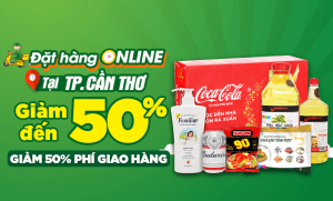 Bách hoá XANH Online sắp có mặt tại Cần Thơ, đặt mua online giảm đến 50%