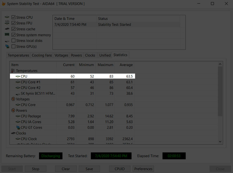 đo tản nhiệt bằng AIDA64