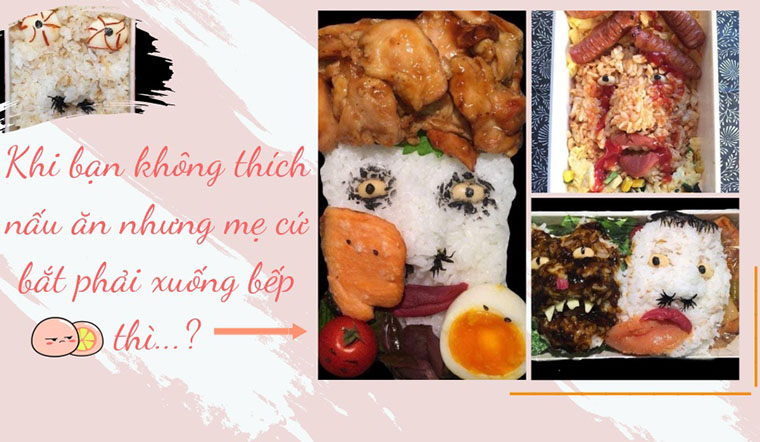 Dở khóc dở cười với những hộp bento của hội chị em 