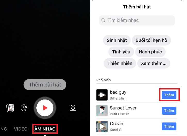 Hướng dẫn cách tạo tin trên Facebook có nhạc và lời nhanh chóng, đơn giản > Bước 2