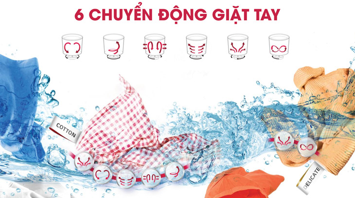 6 chuyển động giặt tay