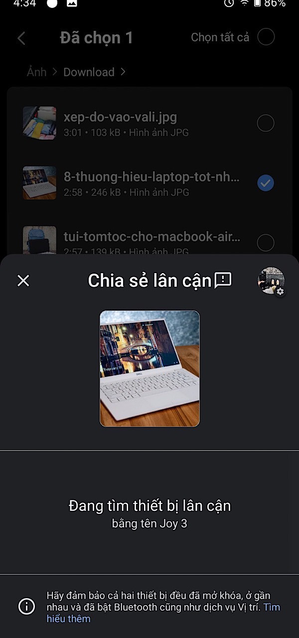 Airdrop thần thánh chia sẻ file nhanh chóng của Android Airdrop thần thánh chia sẻ file nhanh chóng của Android