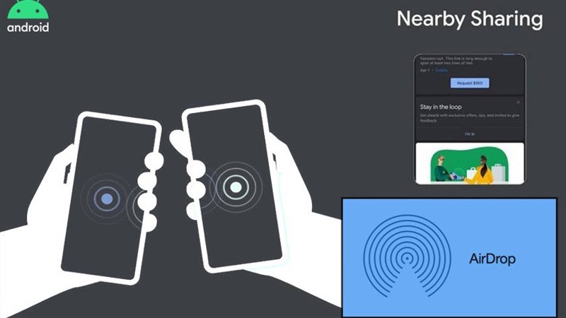 Tính năng Nearby Sharing trên Android giúp chia sẻ tệp Tính năng Nearby Sharing trên Android giúp chia sẻ tệp