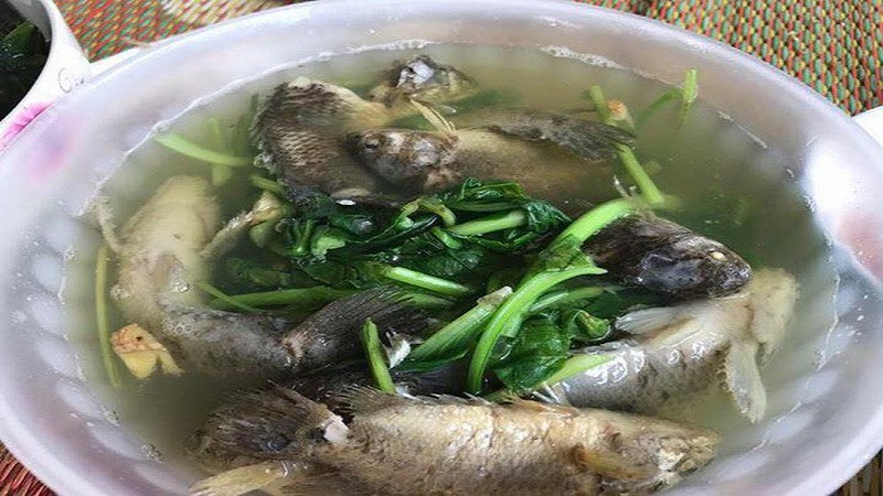 Canh cá rô đồng