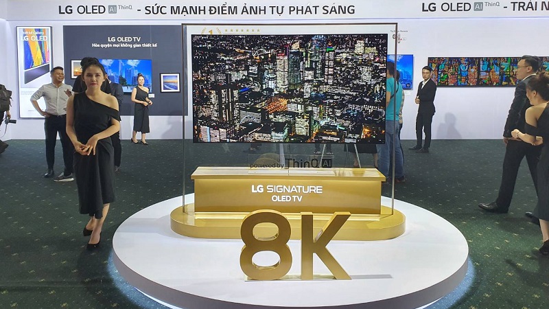 LG đem TV OLED 8K đầu tiên trên thế giới đến Việt Nam