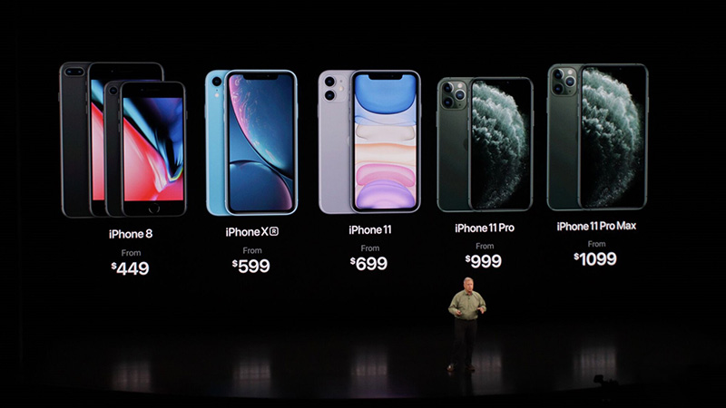 Giá bán iPhone 11