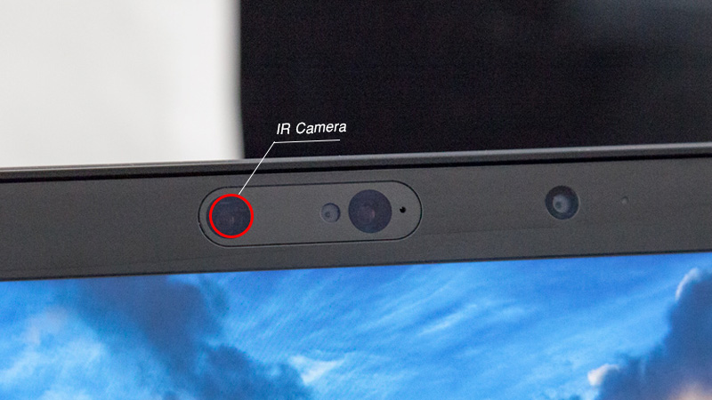 What is an IR camera on a laptop?
