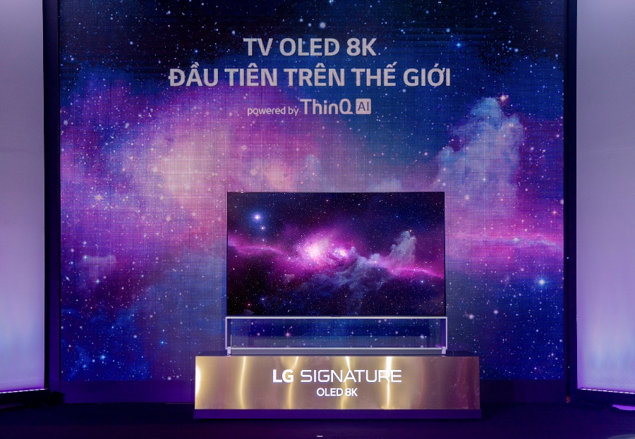LG ra mắt tivi Signature OLED 8K đầu tiên trên thế giới tại Việt Nam