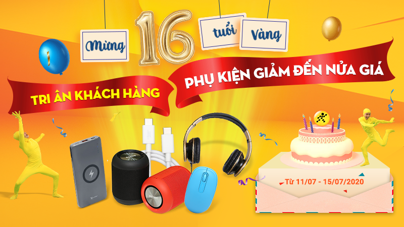 PHỤ KIỆN GIẢM SỐC MỪNG TUỐI MỚI TGDD