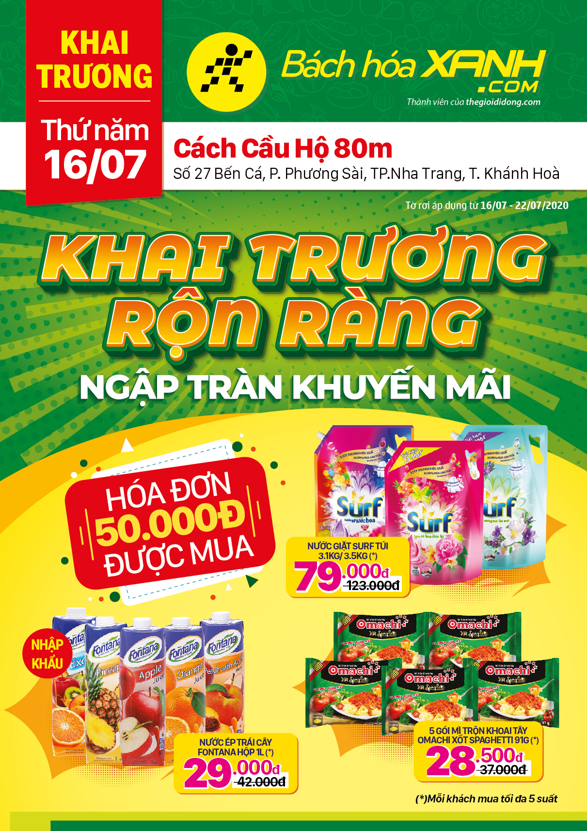 Cửa hàng Bách hoá XANH Số 27 Bến Cá