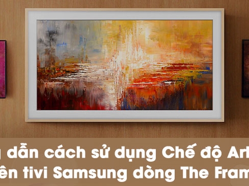 Bạn là người yêu nghệ thuật? Hãy đến với Art Mode của tivi Samsung để thỏa sức sáng tạo và trình diễn những kiệt tác của bạn trên màn hình lớn. Xem hình ảnh liên quan để cảm nhận được sự tuyệt vời mà Art Mode mang lại.
