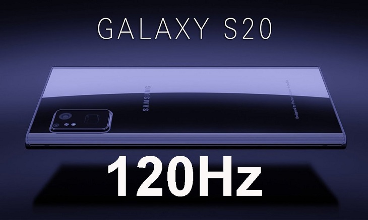 Màn hình 120 Hz trên dòng Galaxy S20 của Samsung