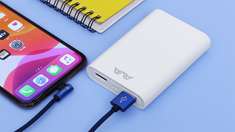 Pin sạc dự phòng Polymer 10.000mAh Type C Xmobile PJ JP190ST Xanh