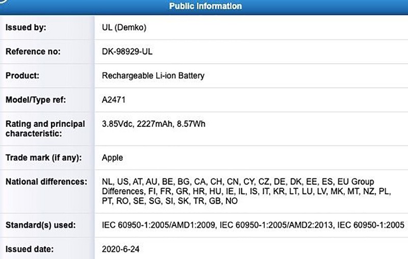 BATERIA IPHONE 12 PRO MAX ORIGINAL 3.687MAH