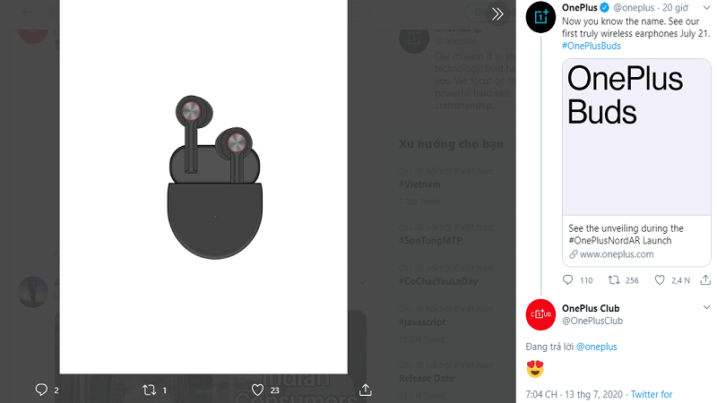 Ảnh từ tài khoản Twitter OnePlus
