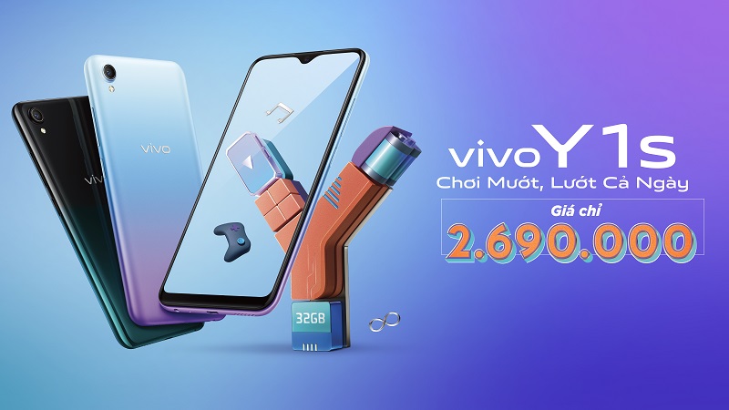 Vivo Y1s chuẩn bị được mở bán Vivo Y1s chuẩn bị được mở bán