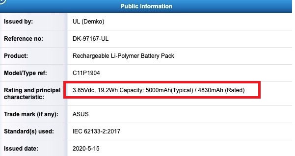 ASUS ZenFone 7 đạt chứng nhận tại NCC, xác nhận có pin 5.000 mAh, bộ nhớ trong lên tới 512 GB