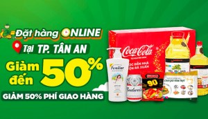 Bách hoá XANH Online sắp có mặt tại TP. Tân An, đặt mua online giảm đến 50%